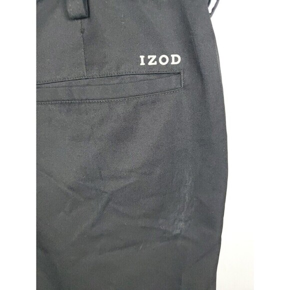 IZOD Golf Mens Pants Size 34x32 Black 100% Polyester - Picture 4 of 7